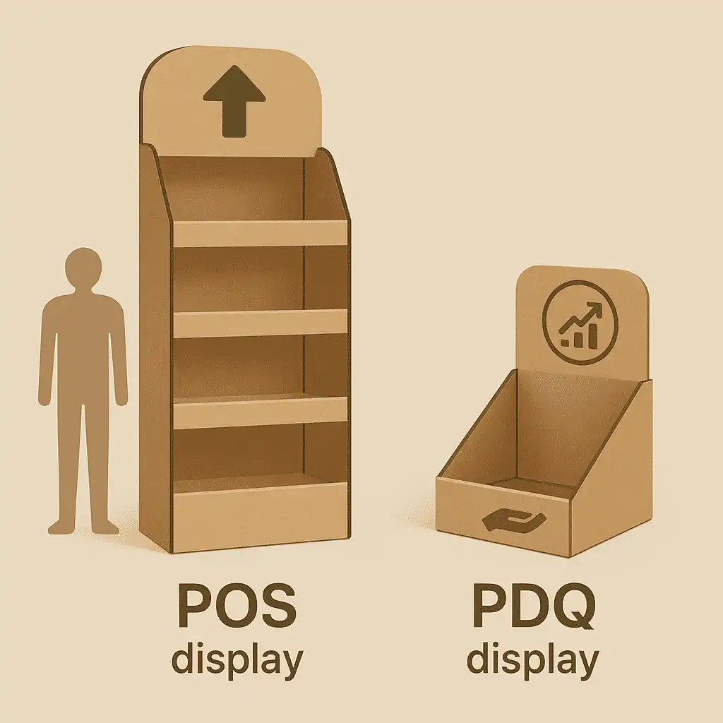 POS Display vs PDQ Display: What’s Best for In-Store Promotion